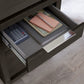 Oxford Single Pedestal Desk in Basalt Grey
