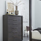 Oxford Six Drawer Chest in Basalt Grey (2024)