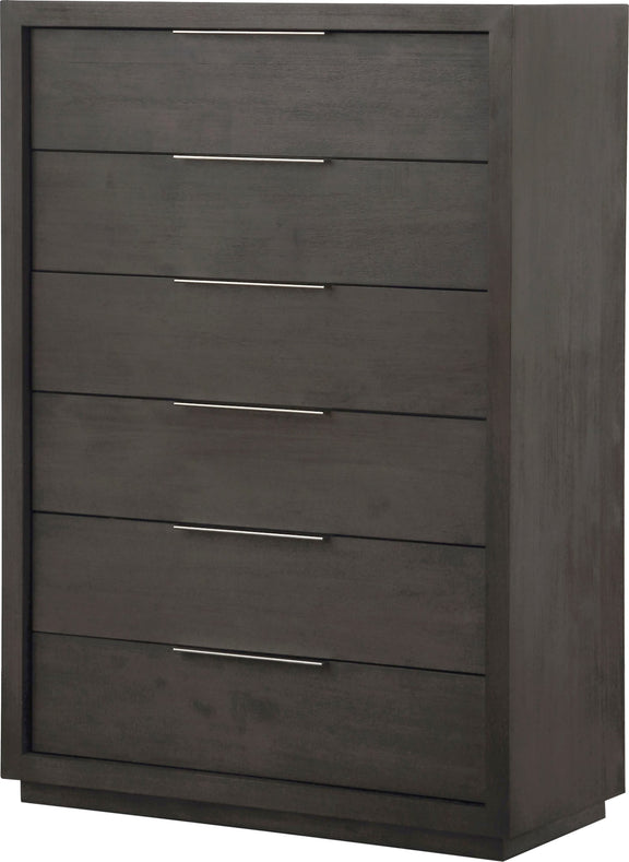 Oxford Six Drawer Chest in Basalt Grey (2024)