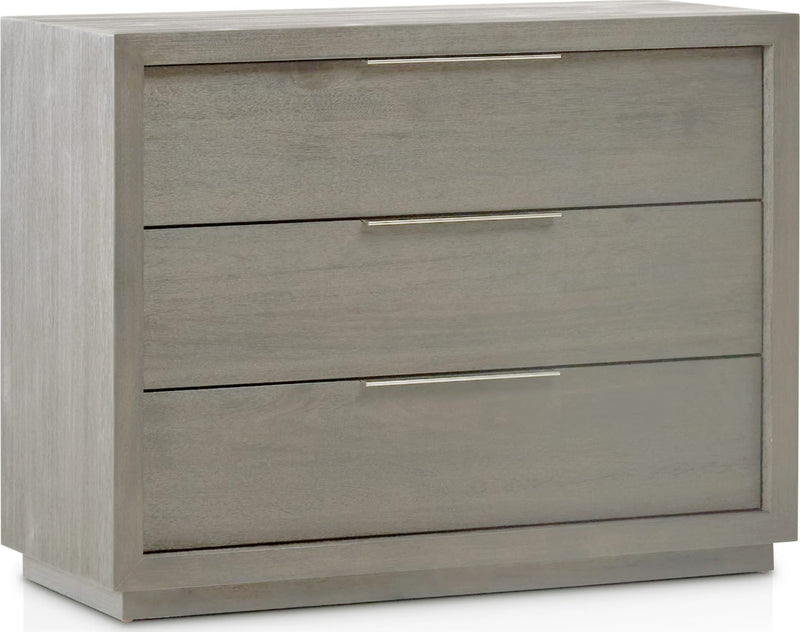Oxford Three-Drawer Nightstand in Mineral (2024)