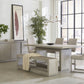 Oxford Three-Drawer Sideboard in Mineral