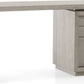 Oxford Three-Drawer Single Pedestal Desk in Mineral