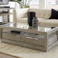 Oxford Two-Drawer Coffee Table in Mineral