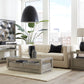 Oxford Two-Drawer Coffee Table in Mineral