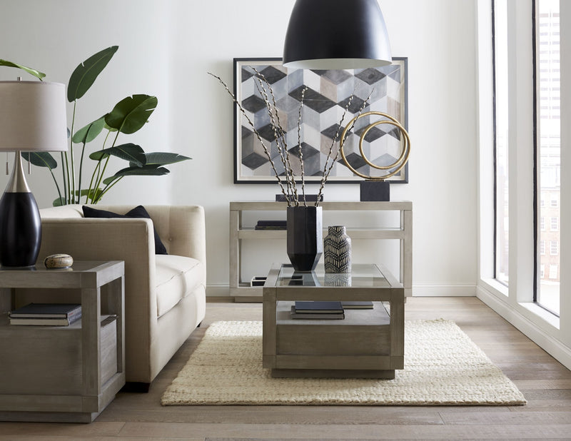 Oxford Two-Drawer Coffee Table in Mineral