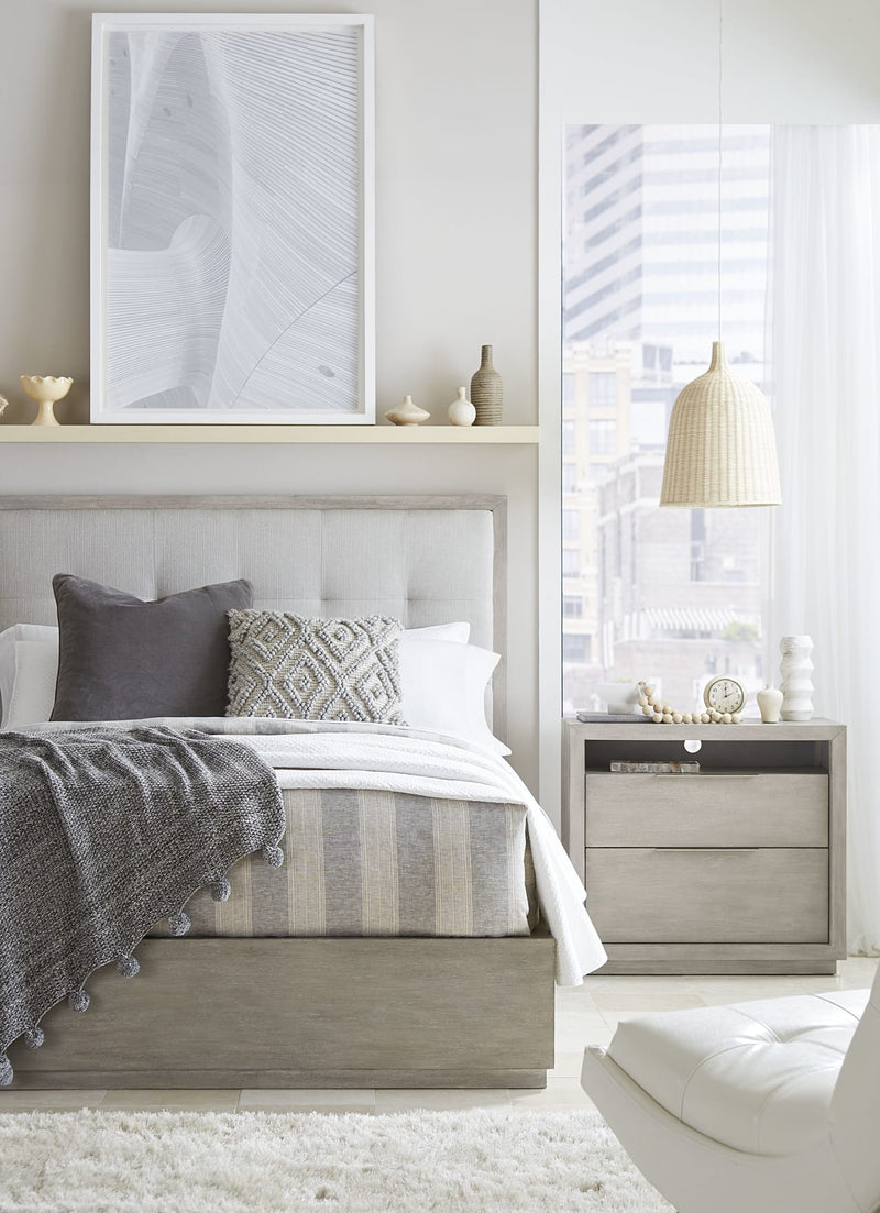 Oxford Two-Drawer Nightstand in Mineral