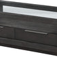 Oxford Two Drawer Rectangular Coffee Table in Basalt Grey