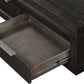 Oxford Two Drawer Rectangular Coffee Table in Basalt Grey