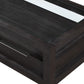 Oxford Two Drawer Rectangular Coffee Table in Basalt Grey