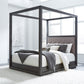 Oxford King-Size Canopy Bed in Dolphin