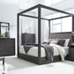Oxford Full-Size Canopy Bed in Dolphin