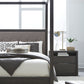 Oxford Queen-Size Canopy Bed in Dolphin