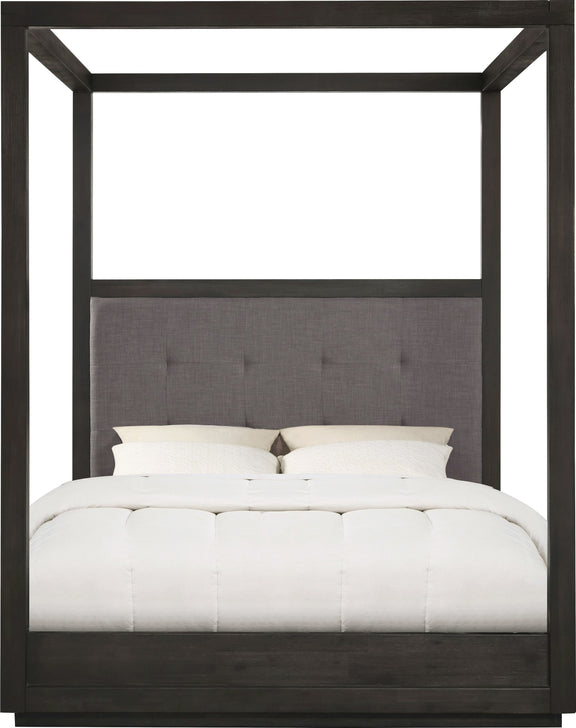 Oxford Full-Size Canopy Bed in Dolphin