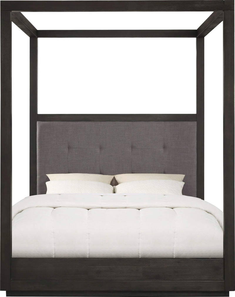Oxford King-Size Canopy Bed in Dolphin