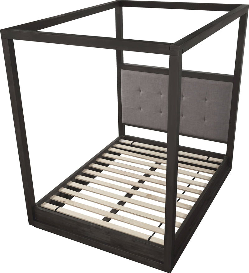 Oxford Full-Size Canopy Bed in Dolphin