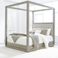 Oxford Canopy Bed in Mineral
