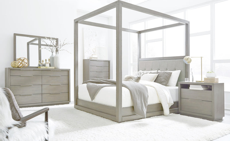 Oxford Canopy Bed in Mineral