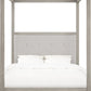 Oxford Canopy Bed in Mineral