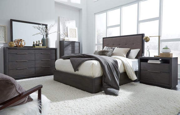 Oxford California-King Storage Bed in Dolphin