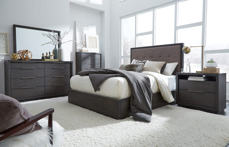 Oxford California-King Storage Bed in Dolphin