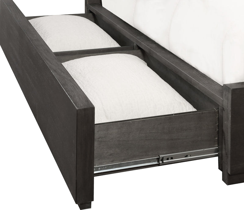 Oxford Full-Size Storage Bed in Dolphin