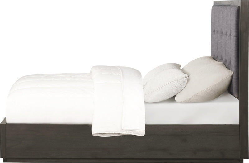 Oxford King-Size Storage Bed in Dolphin