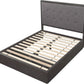 Oxford Full-Size Storage Bed in Dolphin