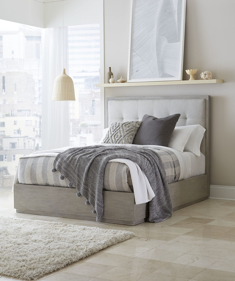 Oxford Platform Bed in Mineral
