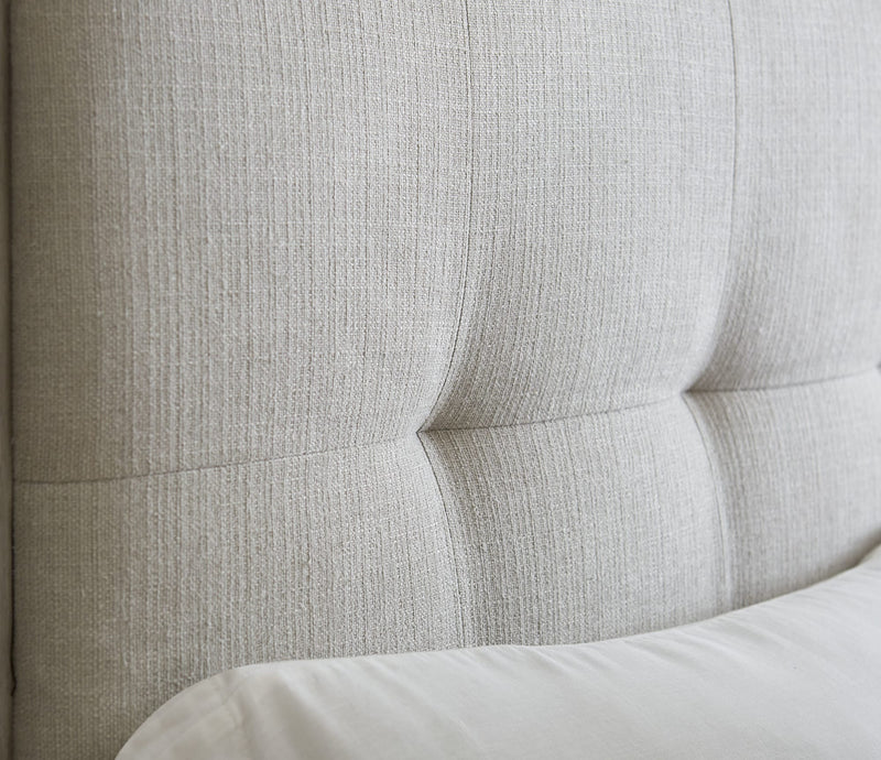 Oxford Platform Bed in Mineral