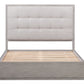 Oxford Platform Bed in Mineral