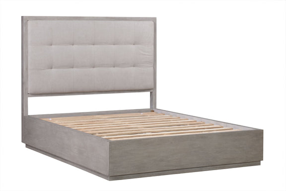 Oxford Platform Bed in Mineral