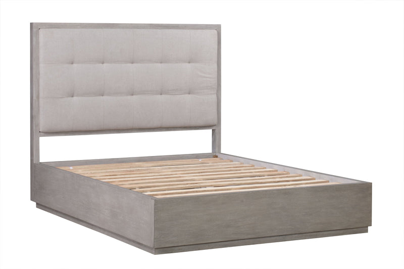 Oxford Platform Bed in Mineral