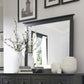 Paragon Beveled Glass Mirror in Black