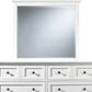 Paragon Beveled Glass Mirror in White