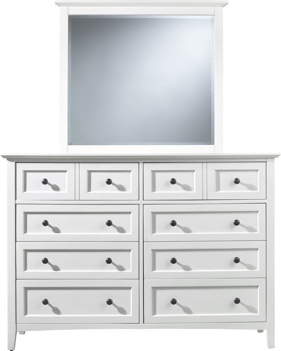 Paragon Eight Drawer Dresser in White (2024)