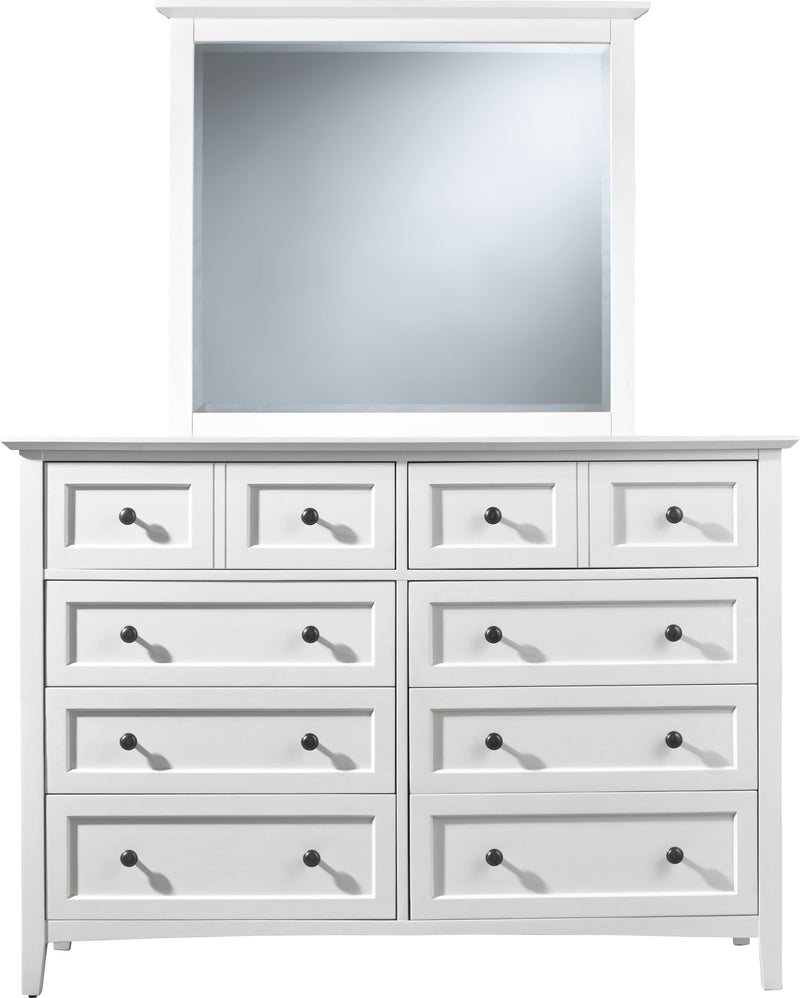 Paragon Eight Drawer Dresser in White (2024)