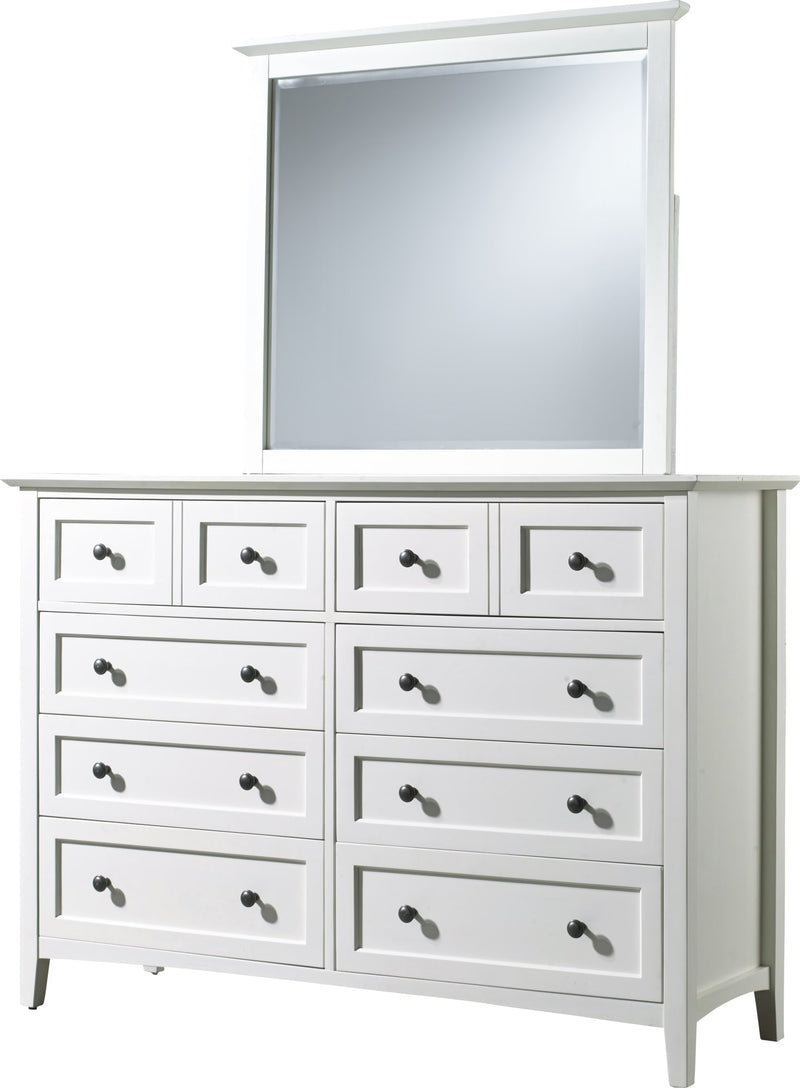Paragon Eight Drawer Dresser in White (2024)