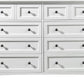 Paragon Eight Drawer Dresser in White (2024)