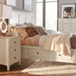 Paragon Three Drawer Nightstand in White