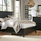 Paragon California King-size Panel Bed in Black