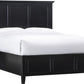 Paragon California King-size Panel Bed in Black