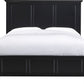 Paragon California King-size Panel Bed in Black