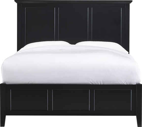 Paragon California King-size Panel Bed in Black