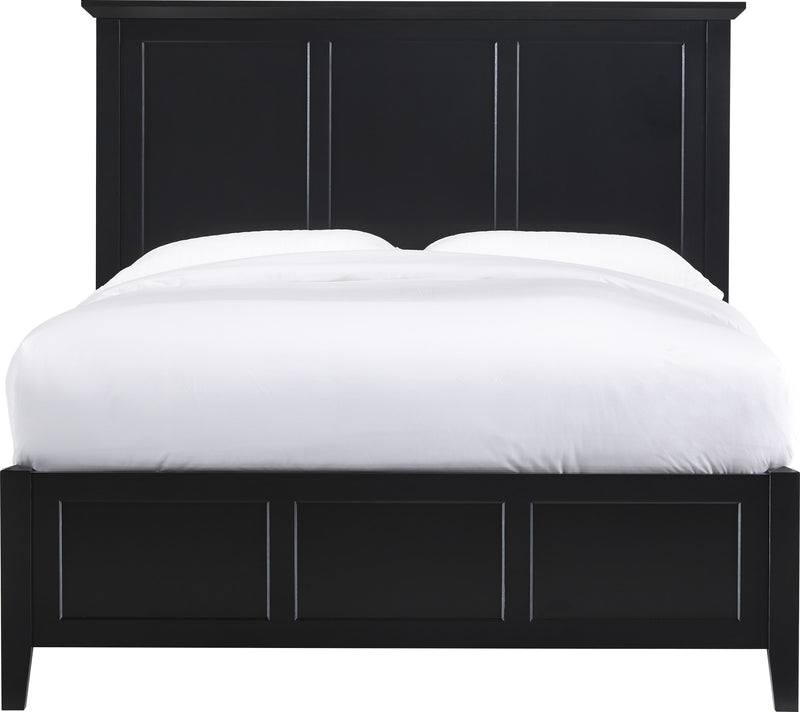 Paragon California King-size Panel Bed in Black