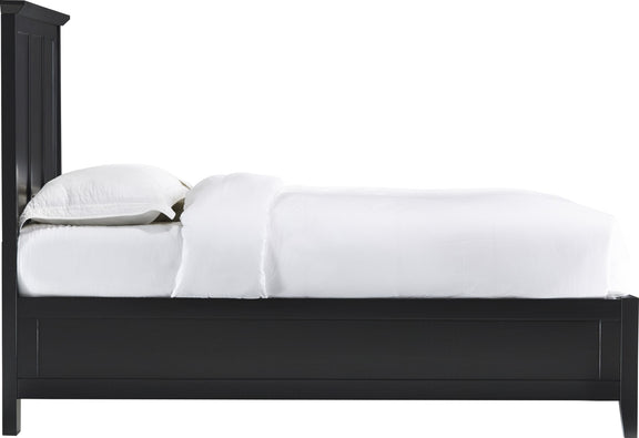 Paragon California King-size Panel Bed in Black