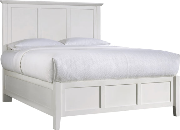 Paragon Queen-size Panel Bed in White