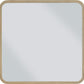 Penny Beveled Glass Wall or Dresser Mirror in Buff Cream