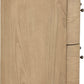 Penny Two Drawer White Ash Nightstand in Buff Cream