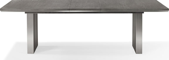 Plata Extension Dining Table in Thunder Grey