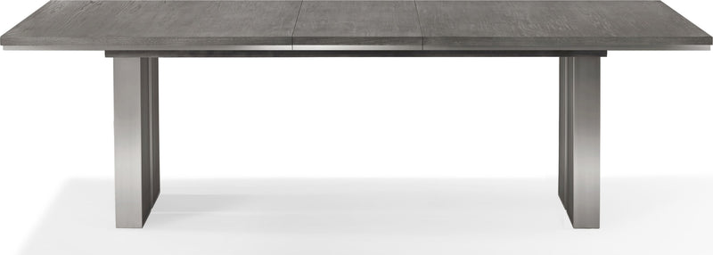 Plata Extension Dining Table in Thunder Grey